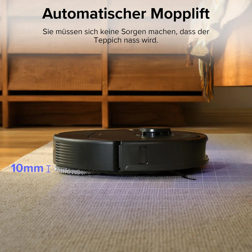 Roborock Qrevo Pro Vacuum & Mop Robot - 7000 Pa & FlexiArm - Black