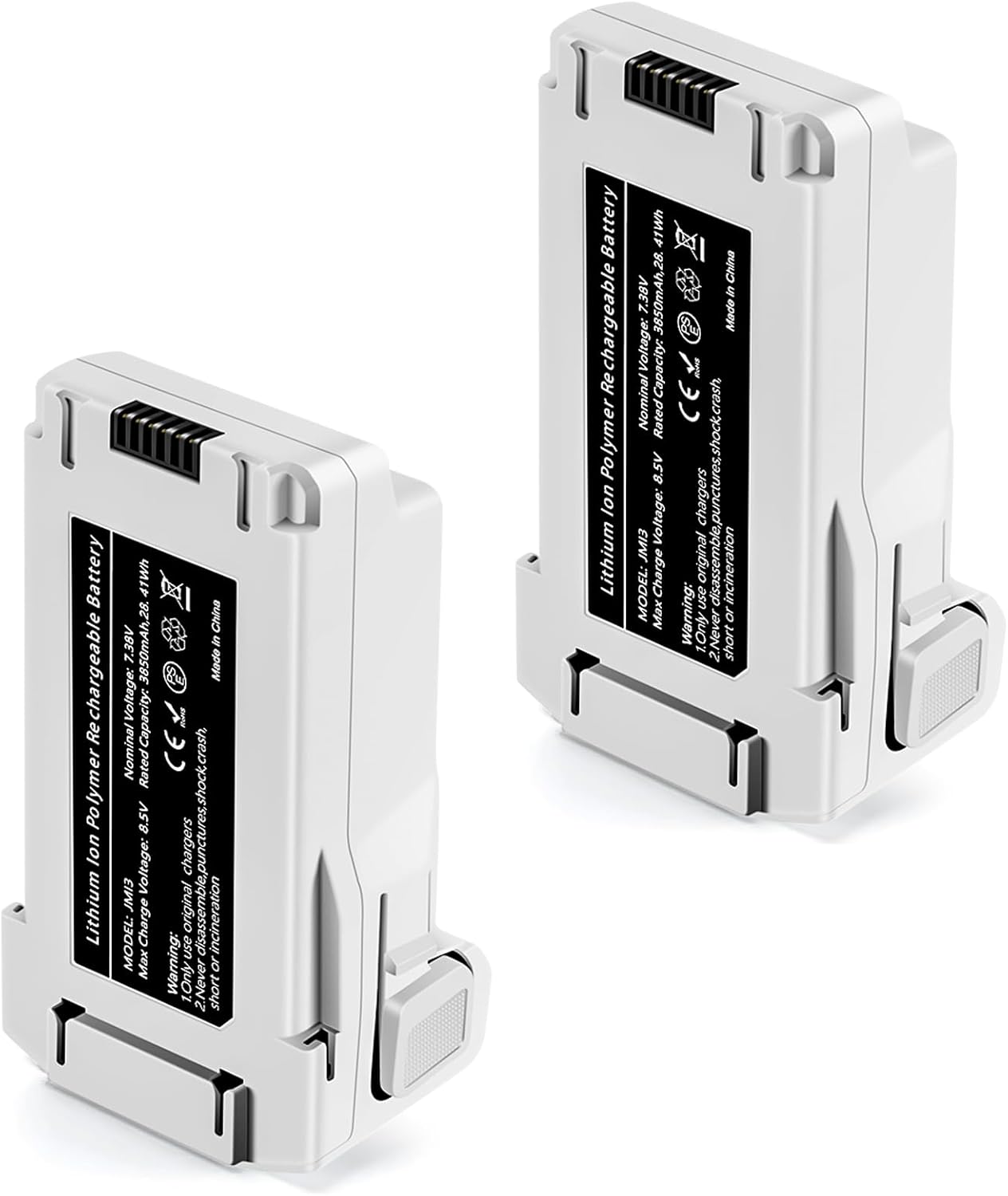 Mini 3 Serie Intelligent Flight Akku 7.38V 3850mAh 2 Stueck Mini 3 Akku Plus Unterstuetzt bis zu 51 Minuten Flugzeit Kompatibel mit DJI Mini 4 Pro/3 Pro/3 Drohne