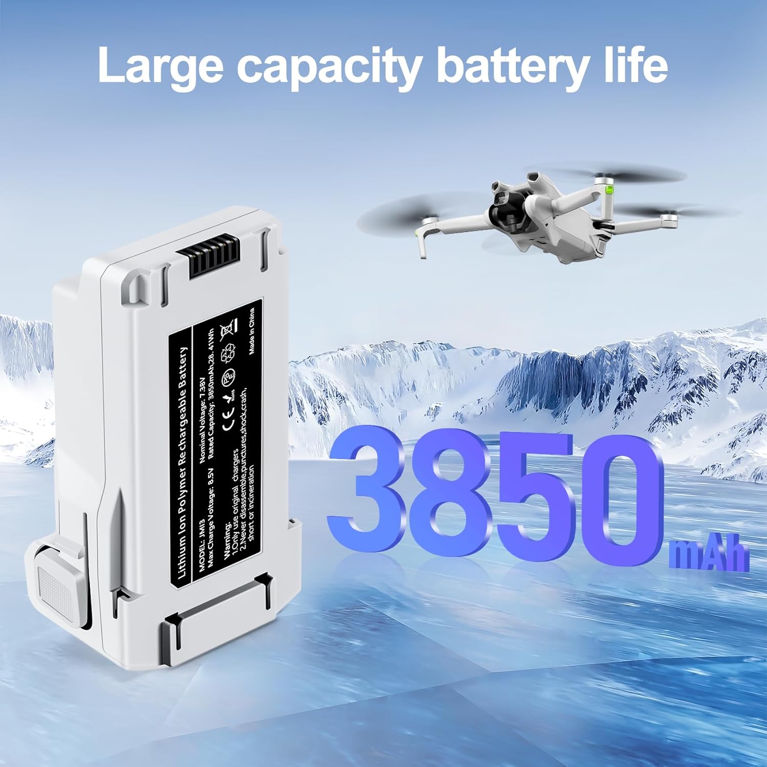 DJI Mini 3 Series Intelligent Flight Battery 2-Pack - Up to 51 Min Flight
