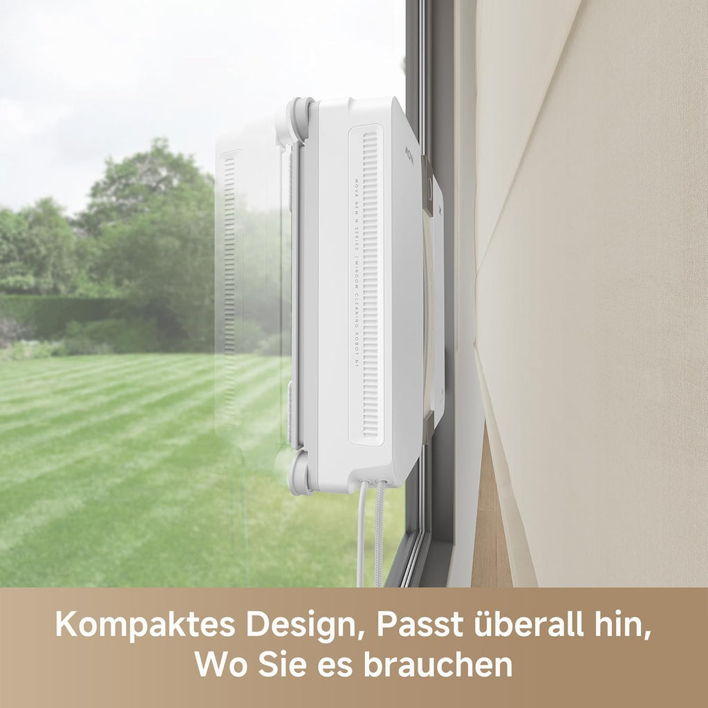 Mova N1 Fensterputzroboter – 8000 Pa & Dual-Wing-Spray & App-Steuerung