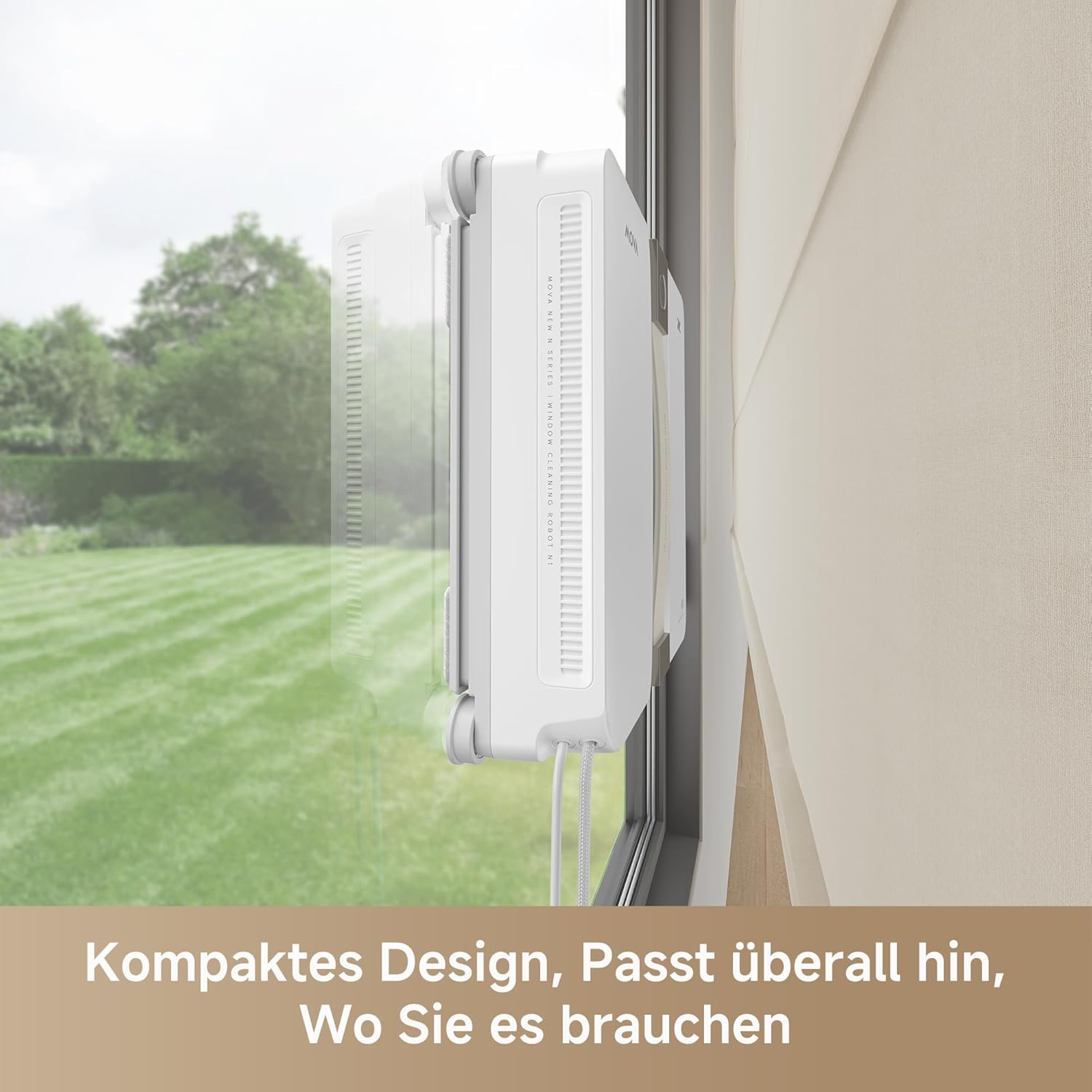 Mova N1 Fensterputzroboter – 8000 Pa & Dual-Wing-Spray & App-Steuerung