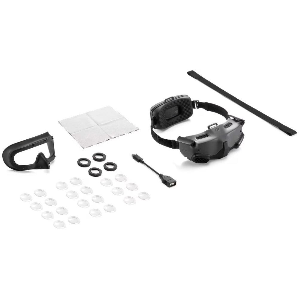 DJI Goggles Integra – FPV Goggles with Micro-OLED, 30ms Latency & Integrated Battery