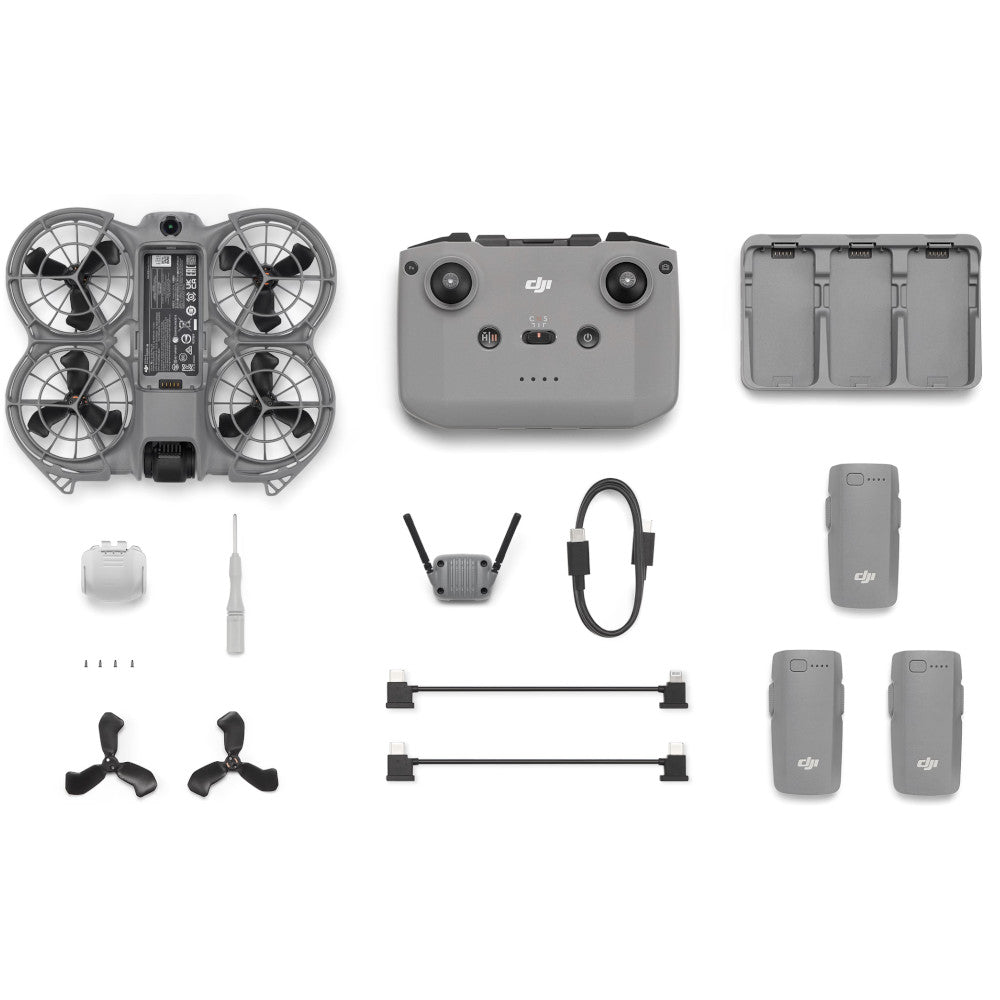 DJI Neo Fly More Combo – 4K Mini Drone, 240g, 360° Obstacle Avoidance, 19 Min