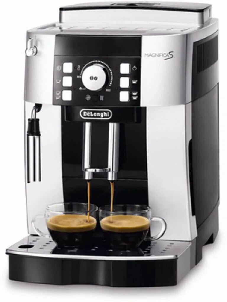 De'Longhi Magnifica S Kaffeevollautomat ECAM22.110.SB – 13 Mahlstufen & 15 Bar – Silber/Schwarz