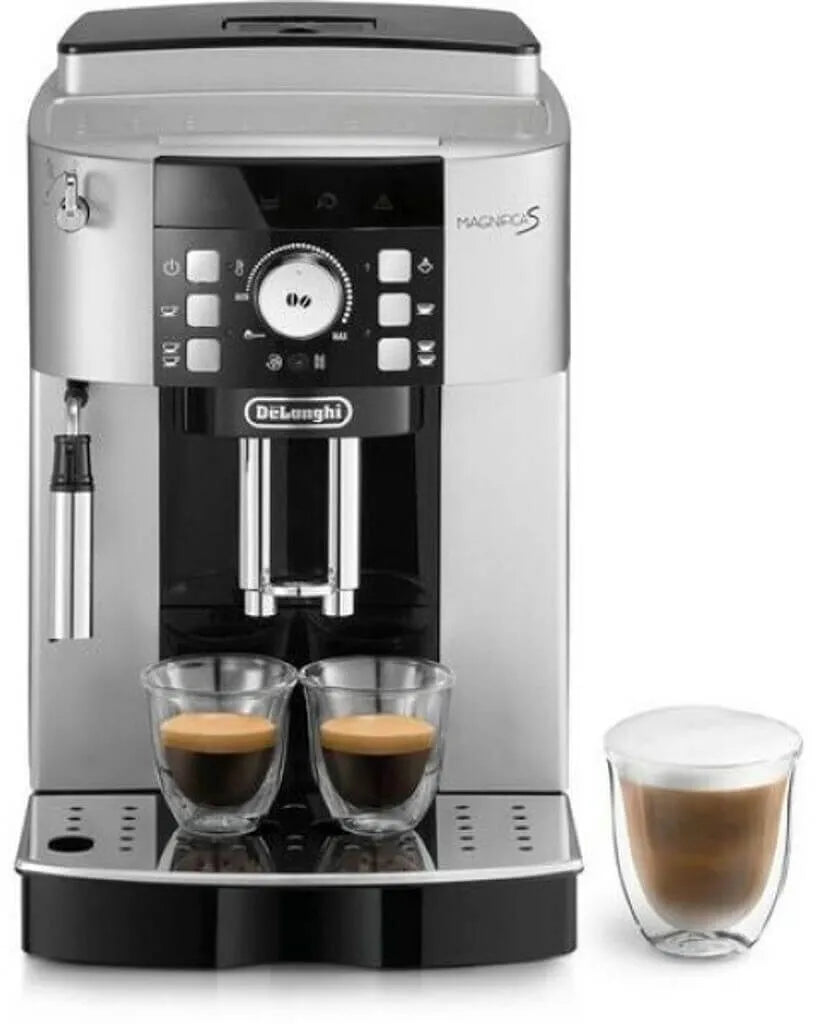 De'Longhi Magnifica S Kaffeevollautomat ECAM22.110.SB – 13 Mahlstufen & 15 Bar – Silber/Schwarz