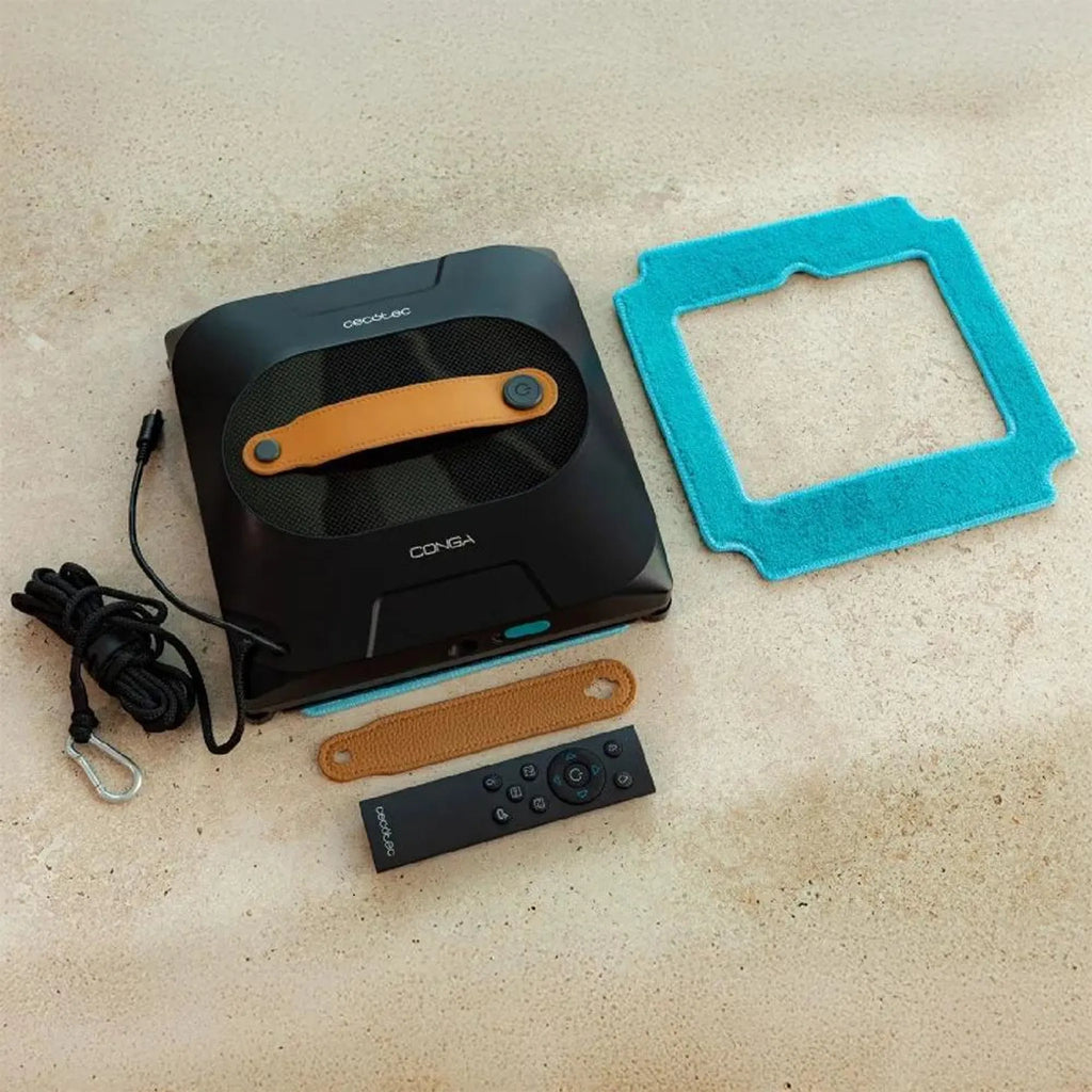 Cecotec Conga Windroid 1390 Fensterputzroboter – 8 Modi & Doppelspray & App – Schwarz