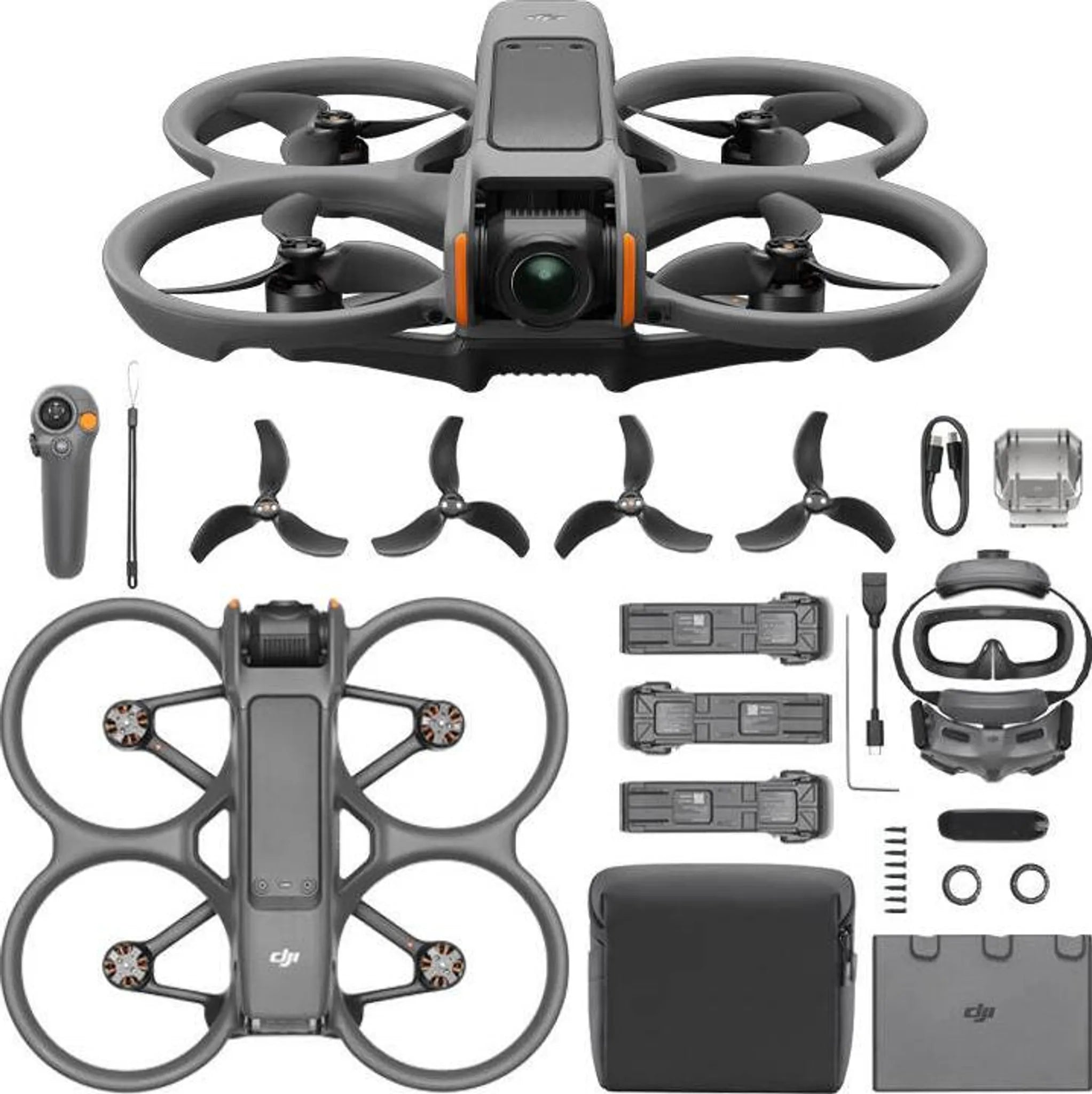DJI Avata 2 Fly More Combo – Drei Akkus für grenzenloses FPV-Erlebnis