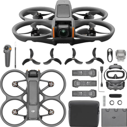 DJI Avata 2 Fly More Combo – Drone FPV avec 3 batteries et caméra 4K