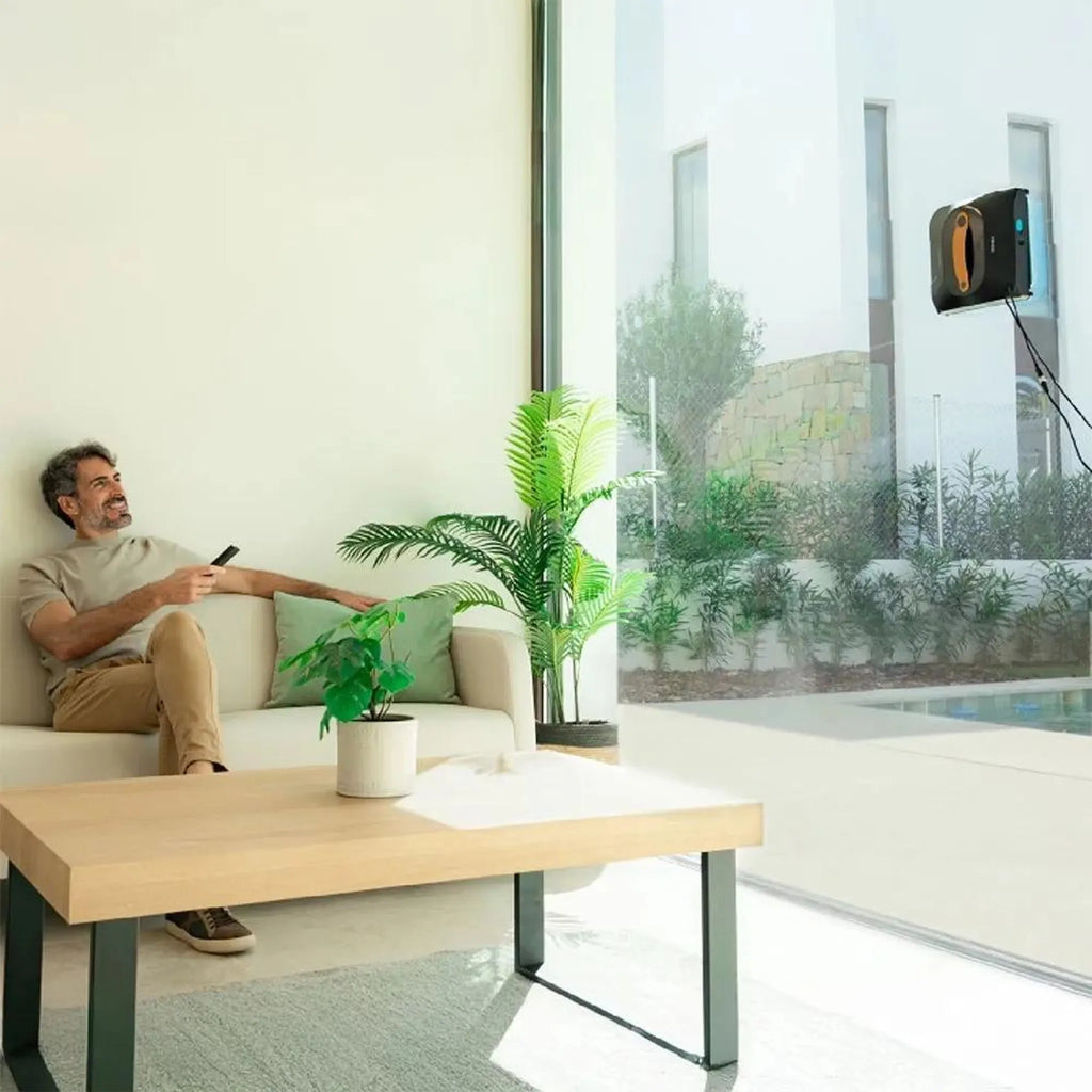 Cecotec Conga Windroid 1390 Fensterputzroboter – 8 Modi & Doppelspray & App – Schwarz