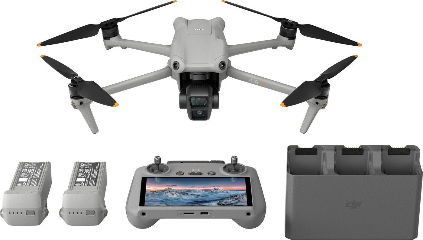 DJI Air 3 Fly More Combo: 4K HDR Drohne mit Dual-Kamera & RC-N2