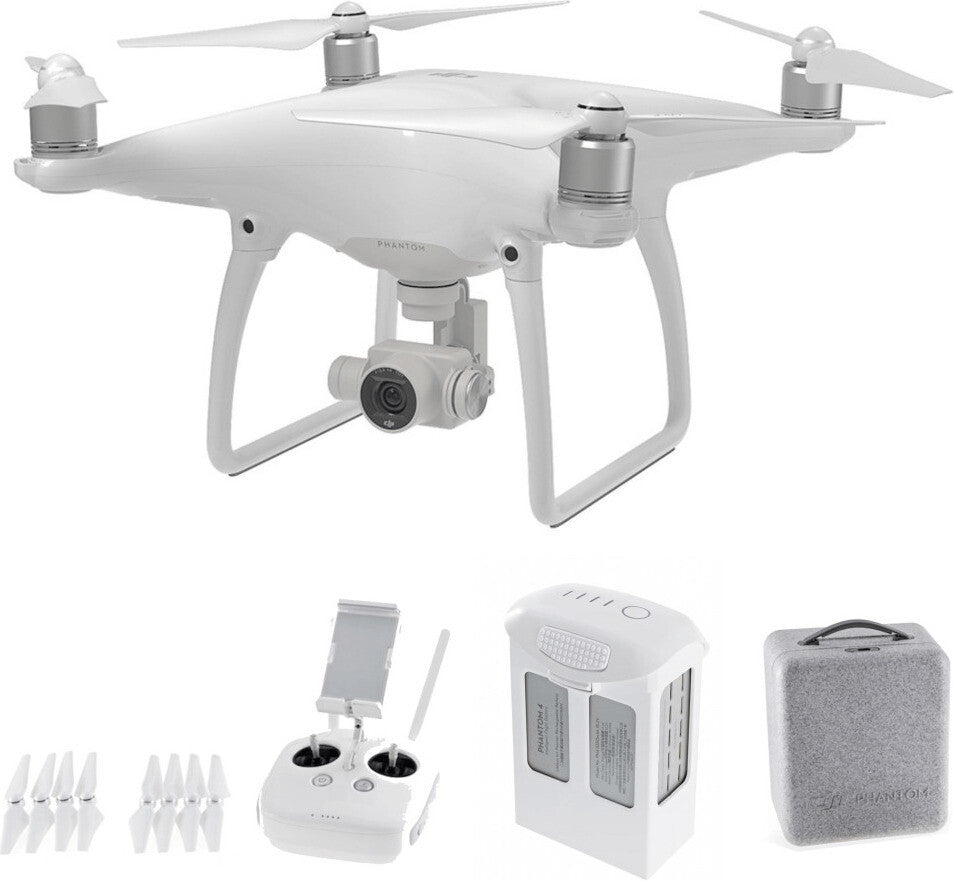 DJI Phantom 4 Drohne – 4K Kamera, 28 Min Flugzeit, GPS & intelligente Flugmodi