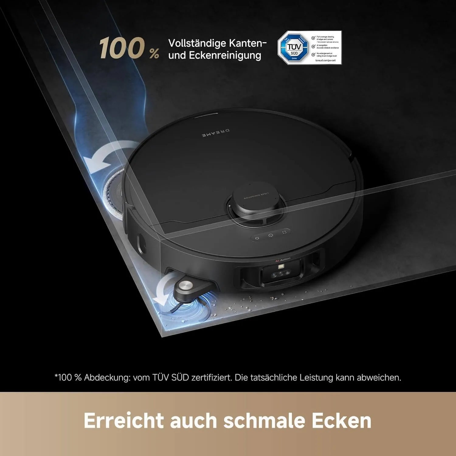 Dreame L40s Pro Ultra Saug- & Wischroboter – LiDAR & Pro-Wischen – Schwarz