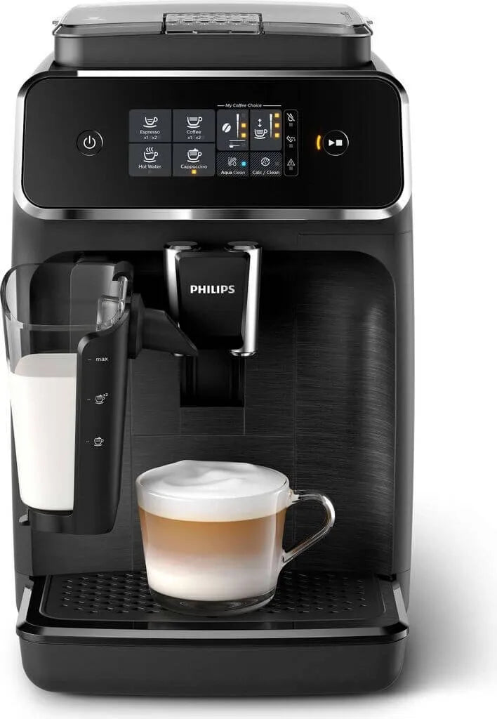 Philips 2200 Series LatteGo Kaffeevollautomat EP2230/10 – LatteGo & AquaClean – Schwarz