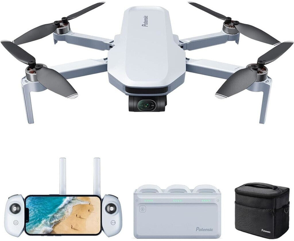 Potensic ATOM 2 4K GPS Drone - 96 Min. Flight Time, 3-Axis Gimbal