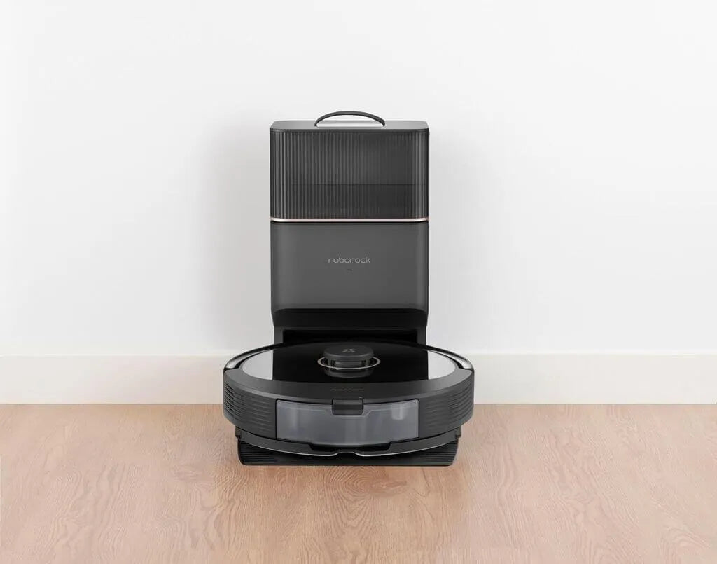 Roborock Q8 Max+ Robot Vacuum and Mop with Auto-Empty Dock – 7 Weeks Hands-Free – Black
